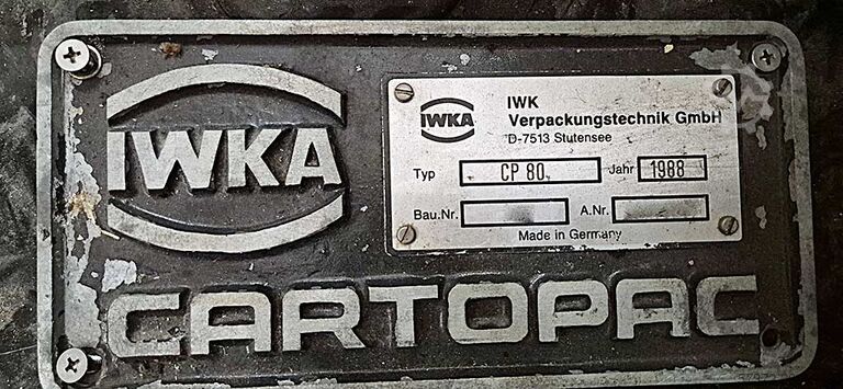 Картонировочная машина IWK CP 80