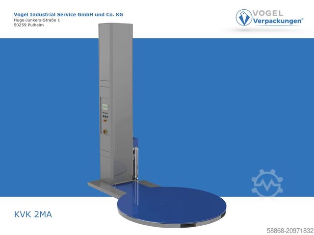 Полуавтоматический паллетообмотчик  KVK 2 MA - 2t - 1650 Teller - 2400 Höhe