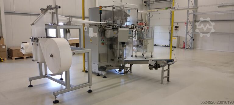 Упаковочная машина для пакетов с 4-сторонней запайкой. HASSIA-REDATRON GmbH FVT 12/24 Baliaci stroj do vreciek