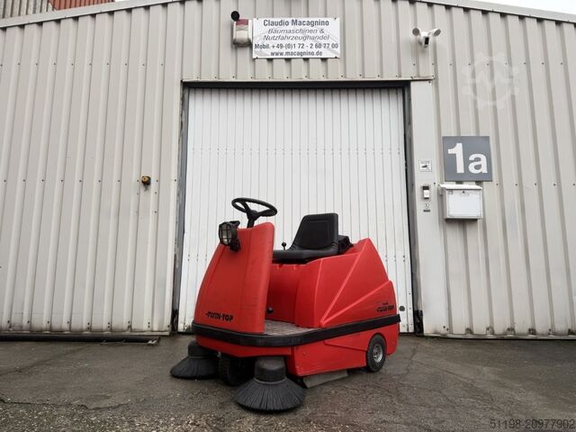 Подметально-всасывающая машина с сиденьем для оператора Stolzenberg Twin Top TT 1100 / E Aufsitzkehrmaschine