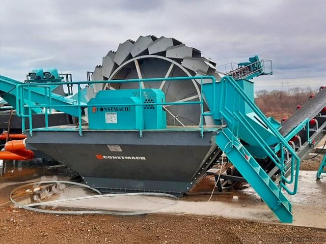 Установка для мойки песка / гравийная мойка Constmach Sand Washing Machine Bucket wheel sand washing machine