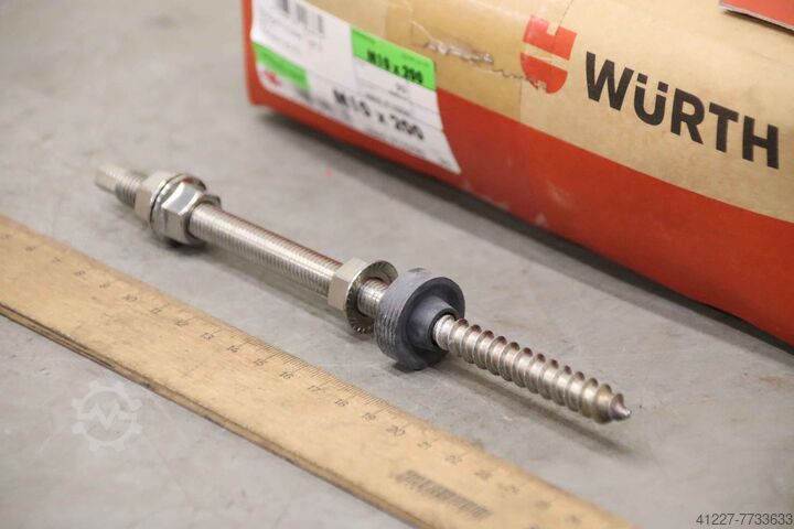 Шпилька М10 x 200, 50 штук Würth 2 SW 7  Edelstahl A2-70
