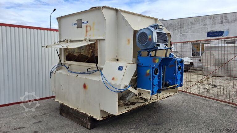 Двухвальный смеситель, Лопастной смеситель 2000 л Halvor Forberg 2000LH