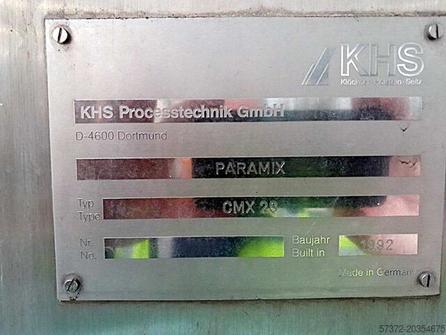 Смесительная установка KHS Paramix CMX 28