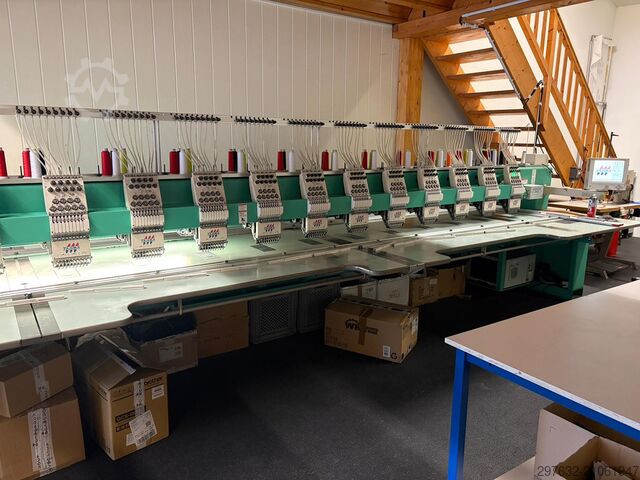 Плоскошвейная вышивальная машина Tajima TFSN-912 на 12 голов Tajima TFSN-912