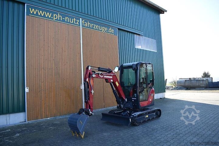Экскаватор-погрузчик Yanmar SV22, erst. 15h, Hydraulischer Schnellwechseler