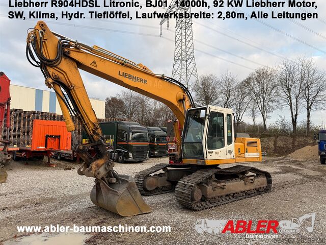 Гусеничный экскаватор Liebherr R904 HDSL Litronic Kettenbagger Klima SW