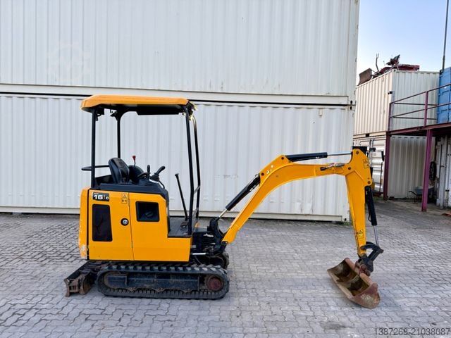Мини-экскаватор JCB 16C-1 /2022 BJ/ 852 H / verbr. Laufwerk/2xLöffel