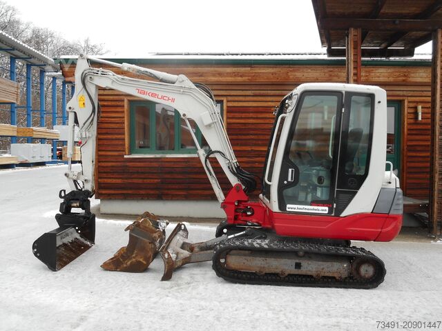 мини-экскаватор Takeuchi TB 235 mit POWERTILT + hydr. SW