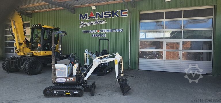 мини-экскаватор Bobcat Bagger mit Schnellwechsler E 10