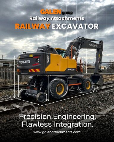 гусеничный экскаватор Volvo EW205E Rail Excavator