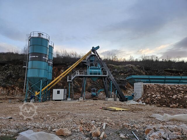 бетонный завод, бетоносмесительный узел CONSTMACH Concrete Batching Plant 120 M3/H Compact Concrete Batching Plant