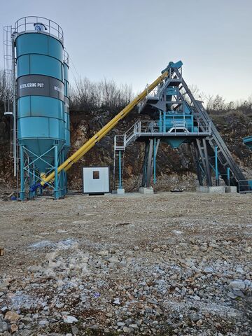 бетонный завод / бетоносмесительная установка CONSTMACH Concrete Mixing Plant Compact Concrete Mixing Plant 120 M3/H