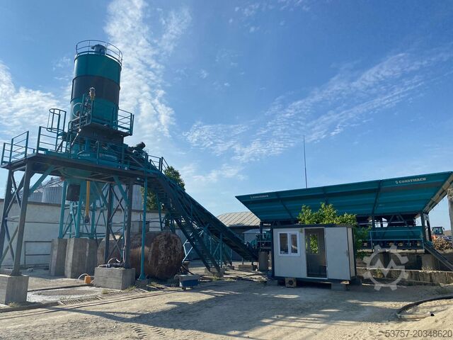 бетонный завод / бетоносмесительная установка CONSTMACH Concrete Batching Plant 60 M3/H Compact Concrete Plant with Belt