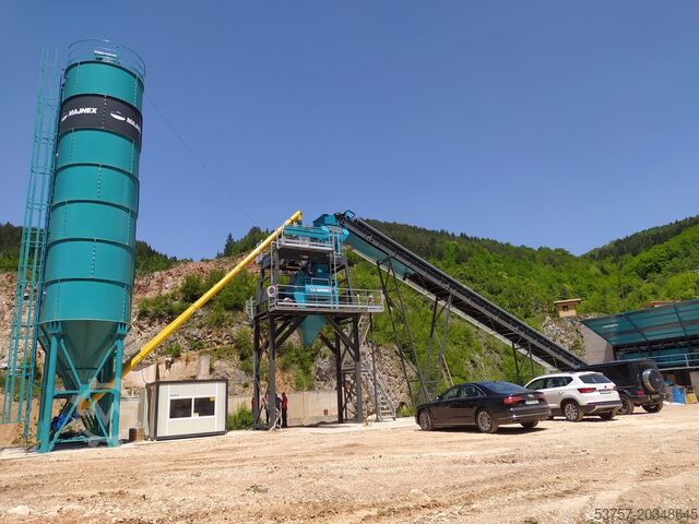 бетонный завод / бетоносмесительная установка CONSTMACH Concrete Batching Plant Stationary Concrete Mixing Plant 100M3/H