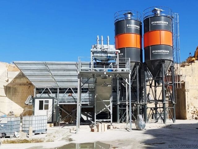 бетонный завод / бетоносмесительная установка CONSTMACH Concrete Mixig Plant Dry Type Concrete Batching Plant 100 m3