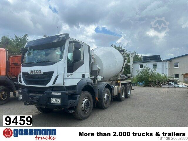 Мобильный бетонный завод Iveco Trakker AD340T41B 8x4, Betonmischer Stetter ca.