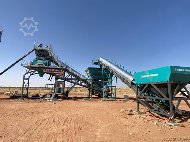 бетонный завод / бетоносмесительная установка CONSTMACH Concrete Mixing Plant Mobile Concrete Mixing Plant 100 m3/h