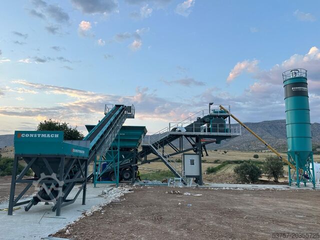 бетонный завод / бетоносмесительная установка CONSTMACH Mobile Concrete Batching Plant 60 m3/h Mobile Concrete Batching Plant