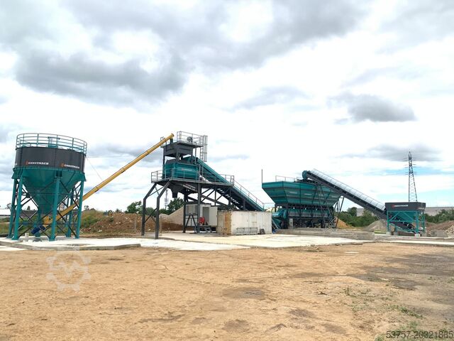 бетонный завод / бетоносмесительная установка CONSTMACH Concrete Batching Plant 120 M3/H Mobile Concrete Batching Plant