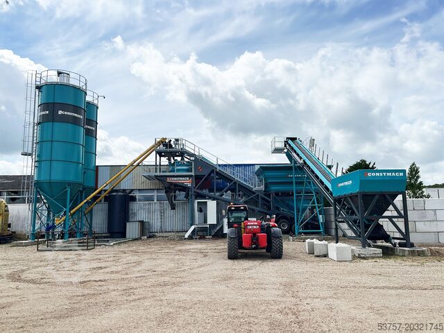 бетонный завод / бетоносмесительная установка CONSTMACH Mobile Concrete Batching Plant 60 m3/h Mobile Concrete Batching Plant