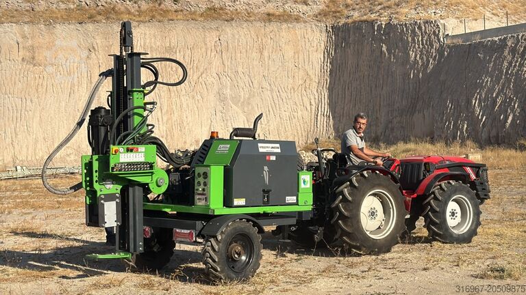 Буксируемый сваебойщик для дорожных барьеров Mazaka 600TL