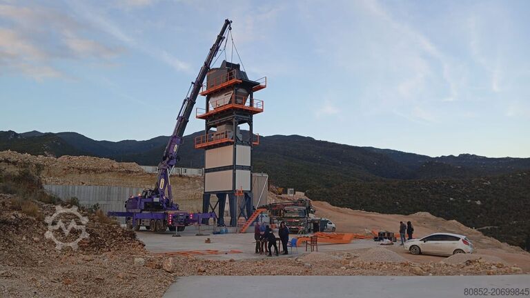 Асфальтосмесительная установка Polygonmach 160 tph mobile asphalt plant