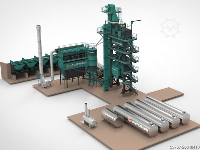 асфальтосмесительный завод Constmach Asphalt mixing plant Stationary asphalt mixing plant