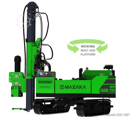 Сваебойная машина Mazaka Heavy İndustry Türkiye MW1600-TX5 Solar Pile Driver Machine