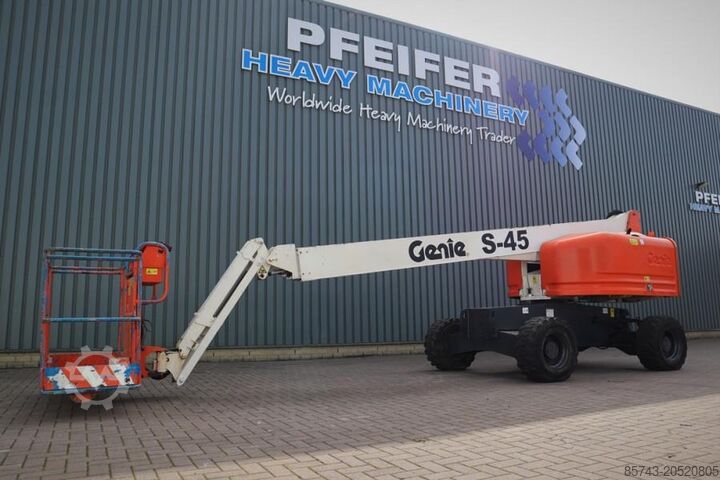 Телескопическая платформа Genie S45 Valid inspection, Diesel, 4x4 Drive, 15.72 m W