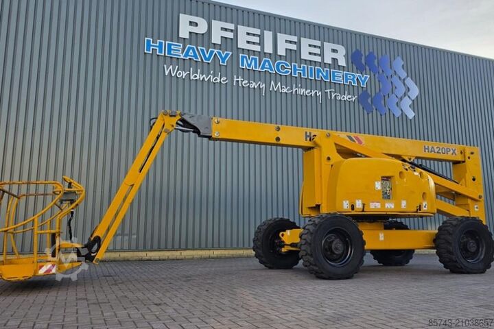 Шарнирно-телескопическая рабочая платформа Haulotte HA20PX Diesel, 4x4x4 Drive, 20.7m Working Height,