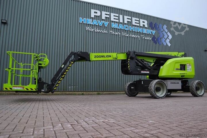 Шарнирно-телескопическая рабочая платформа Zoomlion ZA20JERT-LI Fully Electric Lithium-Powered, 4x4 Ro