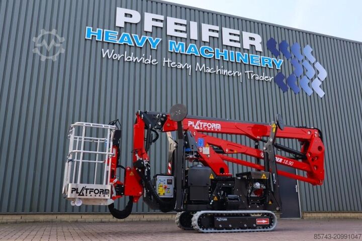 Шарнирно-телескопическая рабочая платформа Platform Basket Spider 18.90 PRO CE Declaration, Valid inspection,