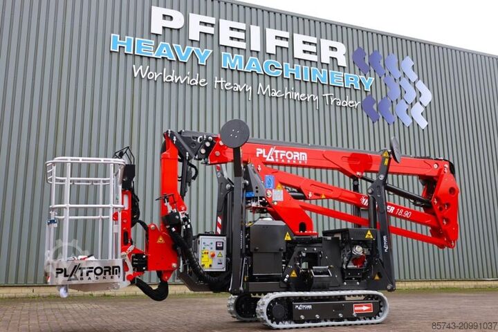 Шарнирно-телескопическая рабочая платформа Platform Basket Spider 18.90 PRO CE Declaration, Valid inspection,