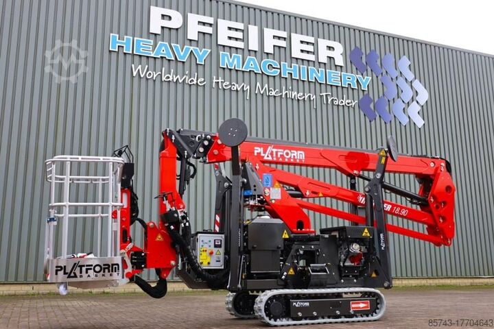 Шарнирно-телескопическая рабочая платформа Platform Basket Spider 18.90 PRO CE Declaration, Valid inspection,