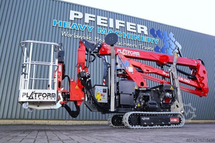 Шарнирно-телескопическая рабочая платформа Platform Basket Spider 18.90 PRO CE Declaration, Valid inspection,