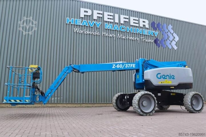 Шарнирно-телескопическая рабочая платформа Genie Z60/37FE Hybrid, 4x4 Drive, 20m Working Height, 11