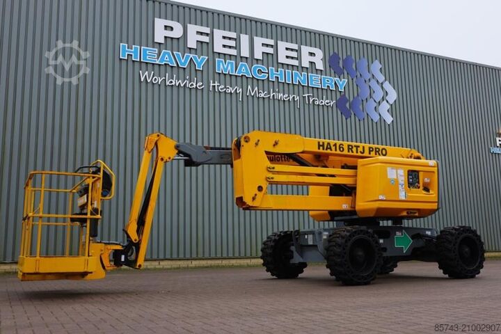 Шарнирно-телескопическая рабочая платформа Haulotte HA16RTJ Pro Diesel, 4x4x4 Drive, 16 m Working Heig