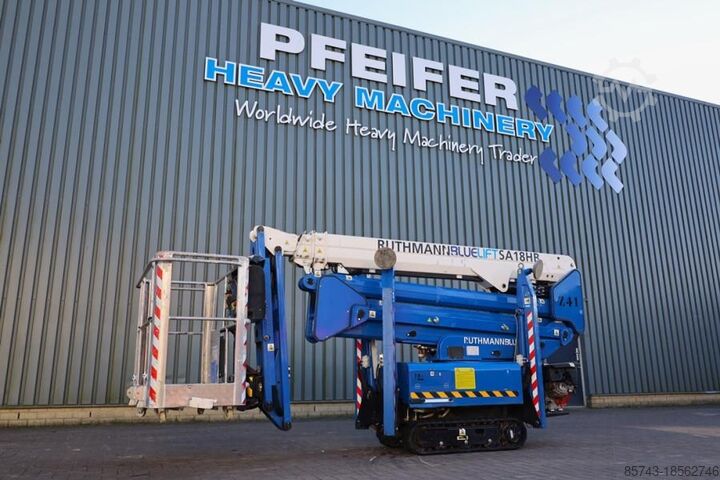 Шарнирно-телескопическая рабочая платформа Ruthmann BLUELIFT SA18HD As-Is, Gasoline / 220V, 18m Workin