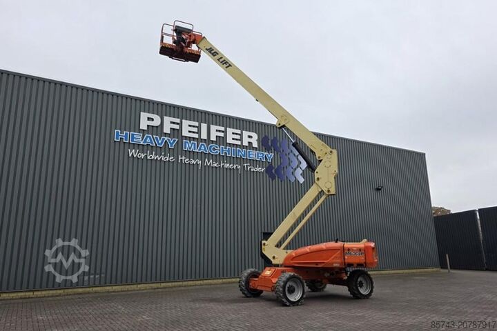 Шарнирно-телескопическая рабочая платформа JLG M600JP Hybrid, 4x4 Drive, 20.2m Working Height, 14