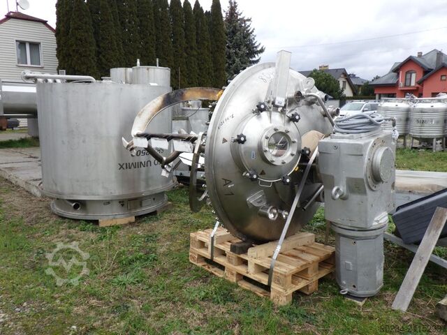 2500 л вертикальный косметический реактор/технологическая ёмкость Ekato модель SRA 2500 EKATO SRA 2500