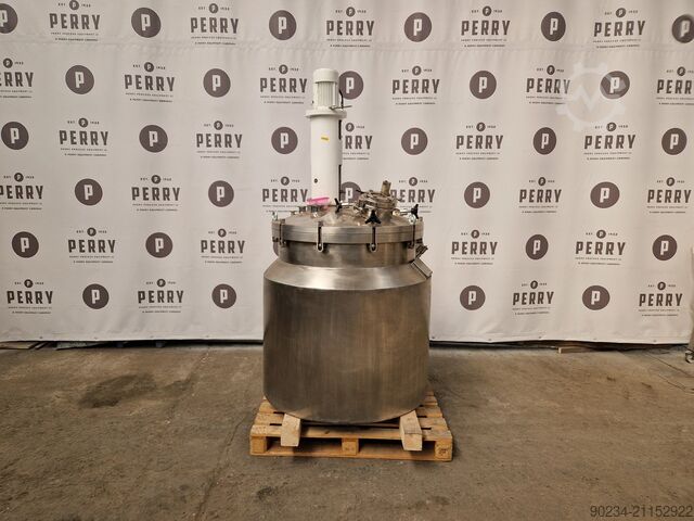 Реактор из нержавеющей стали Poldi, 500 литров, 2 бар внутреннее давление, 4 бар рубашка POLDI 535 Liters