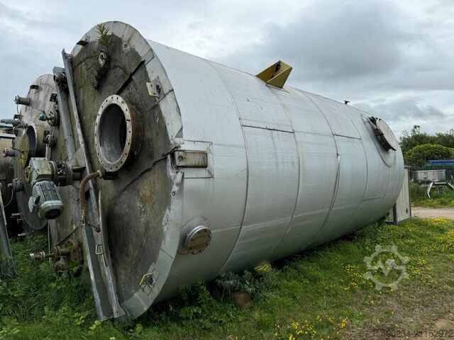 Вертикальный смесительный резервуар на 55 000 литров из нержавеющей стали 304, диаметр 3370 мм x дли  55,000 LITRE