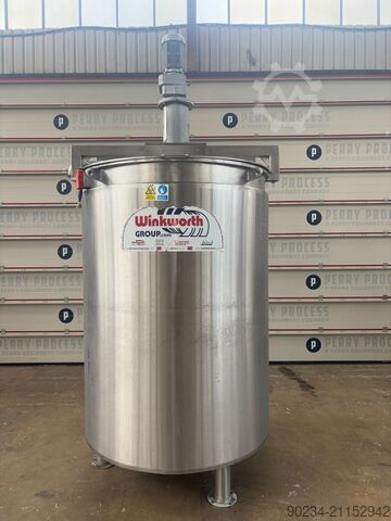 Б/у вертикальный смесительный сосуд Winkworth PV3000 из нержавеющей стали, 3 000 литров WINKWORTH PV3000