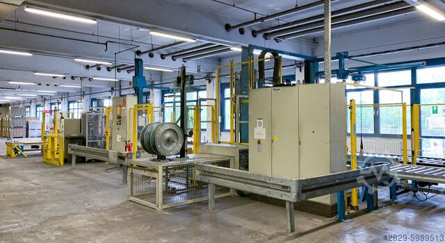 Линия для обвязки паллет и обмотки пленкой Cyklop XZE-311-22 und Cyklop GL 1020