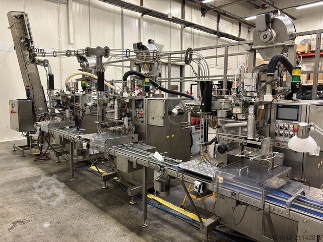 Производство никотиновых и табачных саше. Производственная линия. Merz-system SB51-1T