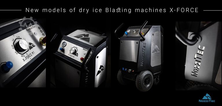 оборудование для очистки сухим льдом NOZZITEC Dry Ice Blaster X - FORCE A- Quality