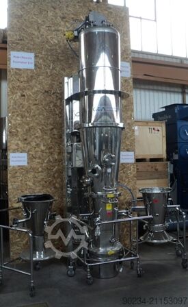 Niro модель MP3/2/3 многофункциональный процессор жидкостного слоя сушилка/гранулятор/коатер из нерж NIRO MP3/2/3