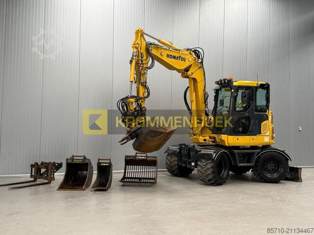 Колесный экскаватор Komatsu PW 98 MR-10