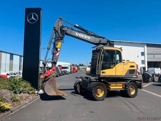 Колесный экскаватор Volvo EW160D / 2014 / 1xTieflöffel / Forstschutzgitter